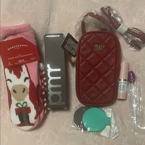 Badgley Mischka phone case and beauty bundle